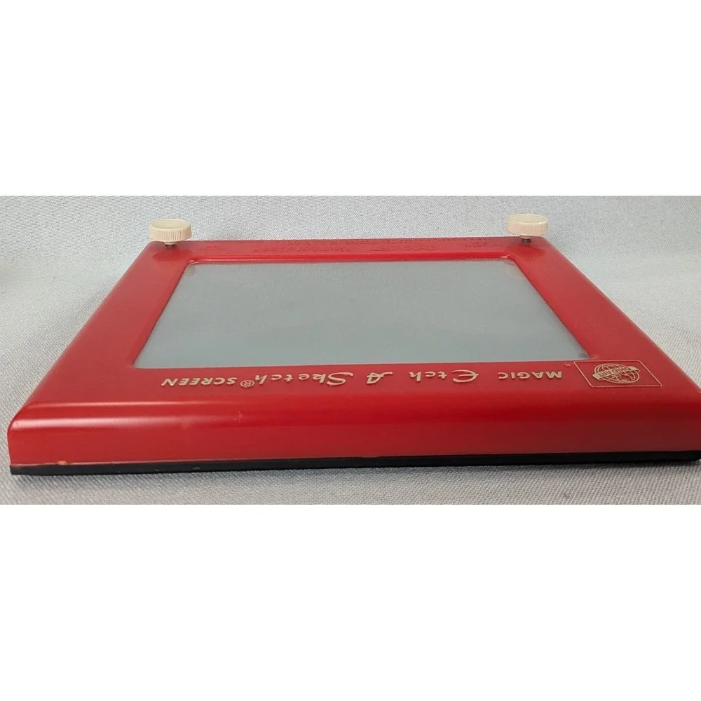 Ohio Art Etch A Sketch Kids Unisex OS Red Good Vintage Mechanical Drawing Toy